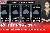 Dự báo thời tiết ngày 29-4: Đón đợt không khí lạnh mới, Bắc Bộ trời mát mẻ; Nam Bộ tiếp tục nắng nóng