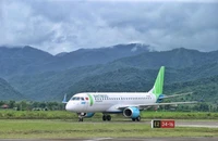 Lần đầu tiên sân bay Điện Biên đón máy bay cỡ lớn