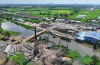 Dự án đường vành đai 3 TP.HCM chậm vì thiếu cát và mặt bằng