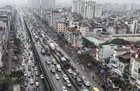 Đề xuất cho xe chạy ở làn dừng khẩn cấp để giảm ùn tắc đường Vành đai 3 trên cao