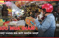Sức mua giảm, chợ vàng mã lớn nhất TP.HCM bớt chộn rộn cận rằm tháng 7