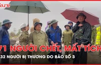 71 người chết và mất tích, 732 người bị thương do bão số 3