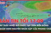Bản tin tối 17-9: Cảnh báo khẩn về bão số 4; Nguyên nhân sập cầu Phong Châu 