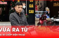Video: Thanh niên vừa ra tù dùng bình xịt hơi cay tấn công rồi cướp điện thoại
