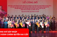 Không khí sáp nhập đơn vị hành chính, vận hành chính quyền hai cấp trên cả nước
