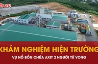 Công an khám nghiệm hiện trường vụ nổ bồn chứa axit 2 người tử vong ở Lâm Đồng