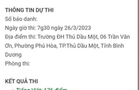 Lộ diện thủ khoa 1.091 điểm thi đánh giá năng lực đợt 1