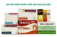 Công ty Cổ phần Dược phẩm TV.Pharm đóng góp 5.600 phần thuốc cho ngư dân