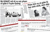 Vụ việc học sinh quây cô giáo, ném dép thu hút sự chú ý đặc biệt của bạn đọc trong tuần qua.