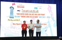 Báo Người Lao Động trao giải cuộc thi về chủ quyền biển đảo