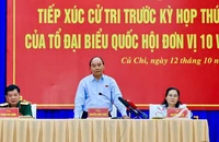 Chủ tịch nước tiếp xúc cử tri huyện Củ Chi: Không né tránh vấn đề tham nhũng, tiêu cực