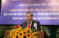 GS.TS Võ Văn Tới: Thu hút trí thức không chỉ kêu gọi, hứa hẹn