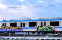 Công an TP.HCM sẽ điều tra, xử lý nghiêm hành vi vẽ bậy lên tàu Metro số 1