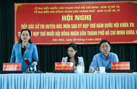 Chủ tịch HĐND TP.HCM mong cử tri giám sát việc thực hiện Nghị quyết mới 