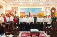 Lãnh đạo TP.HCM chúc mừng Quân khu 7, Bộ Tư lệnh TP nhân 80 năm ngày QĐND Việt Nam