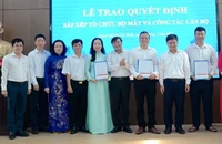 Ban Tuyên giáo và Dân vận Thành ủy TP.HCM có 7 phòng 