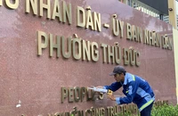 Gắn bảng tên phường Thủ Đức, Hiệp Bình... tại TP.HCM