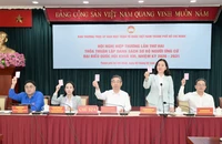 TP.HCM thống nhất danh sách sơ bộ 60 người ứng cử đại biểu Quốc hội khóa XVI 