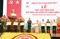 Quân khu 7: Trao tặng, truy tặng danh hiệu Anh hùng LLVT nhân dân đến 7 cá nhân 