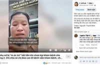 Sự thật về clip người phụ nữ cầu cứu vì bị móc túi trước cổng bệnh viện