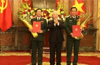 2 Thứ trưởng Bộ Quốc phòng được thăng quân hàm Thượng tướng 