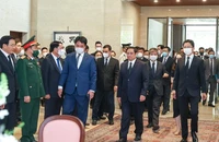 Lãnh đạo Việt Nam viếng cựu Thủ tướng Nhật Bản Abe Shinzo 