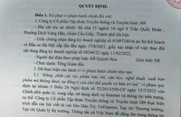 Phạt 40 triệu đồng 1 công ty truyền thông vì sử dụng thông tin báo chí không được sự đồng ý
