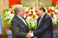 Kết quả cuộc hội đàm giữa Chủ tịch nước với Tổng Thư ký Liên hợp quốc 