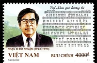 Ra mắt bộ tem 'Kỷ niệm 100 năm sinh Nhạc sĩ Đỗ Nhuận (1922-2022)'