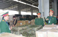 Lữ đoàn 971 tập kết 35 tấn vật chất cho lực lượng sang giúp Thổ Nhĩ Kỳ