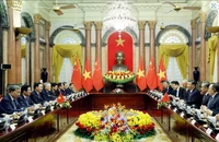 Chủ tịch nước Võ Văn Thưởng hội đàm với Tổng Bí thư, Chủ tịch Trung Quốc Tập Cận Bình