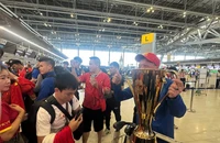 Lịch trình đội tuyển Việt Nam mang cúp vàng về nước