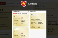 Cảnh báo thủ đoạn lừa đảo cài đặt Dịch vụ công để nhận điểm GPLX