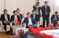 Đại tướng Nguyễn Tân Cương dự Hội nghị hẹp Bộ trưởng Quốc phòng các nước ASEAN