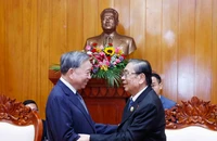 Tổng Bí thư Tô Lâm thăm các nguyên lãnh đạo Đảng, Nhà nước Lào