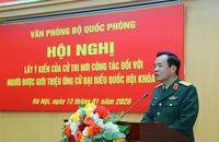 Thượng tướng Lê Đức Thái được giới thiệu ứng cử đại biểu Quốc hội khóa XVI