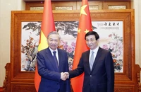 Tổng Bí thư, Chủ tịch nước Tô Lâm hội kiến Chủ tịch Chính hiệp toàn quốc Trung Quốc Vương Hộ Ninh