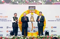 Tổng Bí thư, Chủ tịch nước Tô Lâm rung chuông tại Sàn giao dịch Chứng khoán Quốc gia Ấn Độ