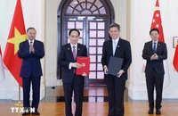 Tổng Bí thư, Chủ tịch nước Tô Lâm chứng kiến trao nhiều văn kiện hợp tác tại Singapore