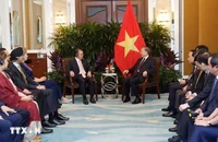 Tổng Bí thư, Chủ tịch nước Tô Lâm hội kiến Chủ tịch Quốc hội Singapore