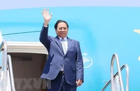 Thủ tướng Phạm Minh Chính đến São Paulo bắt đầu chuyến thăm chính thức Brazil. (Ảnh: Dương Giang/TTXVN)