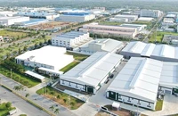 Một khu công nghiệp tại huyện Sóc Sơn, Hà Nội. Ảnh: M.TRÚC