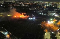 Thông tin chính thức về sự cố rơi drone gây cháy tại lễ tổng duyệt ở Mỹ Đình