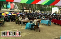 Phiên toà giả định trong trường học ở Đà Lạt: Cảnh báo, ngăn ngừa bạo lực học đường