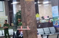 Nhiều cảnh sát có mặt ở bến xe Thành Bưởi Đà Lạt