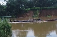 Huyện Cát Tiên: Phối hợp xử lý khai thác cát vùng giáp ranh chưa chặt 