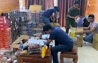 Bắt hơn nửa tấn pháo lậu ở huyện Đức Trọng