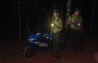 Kiểm lâm tuần tra xuyên đêm giao thừa để phòng chống cháy rừng