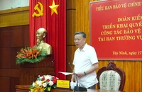 Đại tướng Tô Lâm kiểm tra công tác bảo vệ chính trị nội bộ tại Tây Ninh