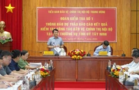 Bộ trưởng Lương Tam Quang làm việc với Tây Ninh về bảo vệ chính trị nội bộ